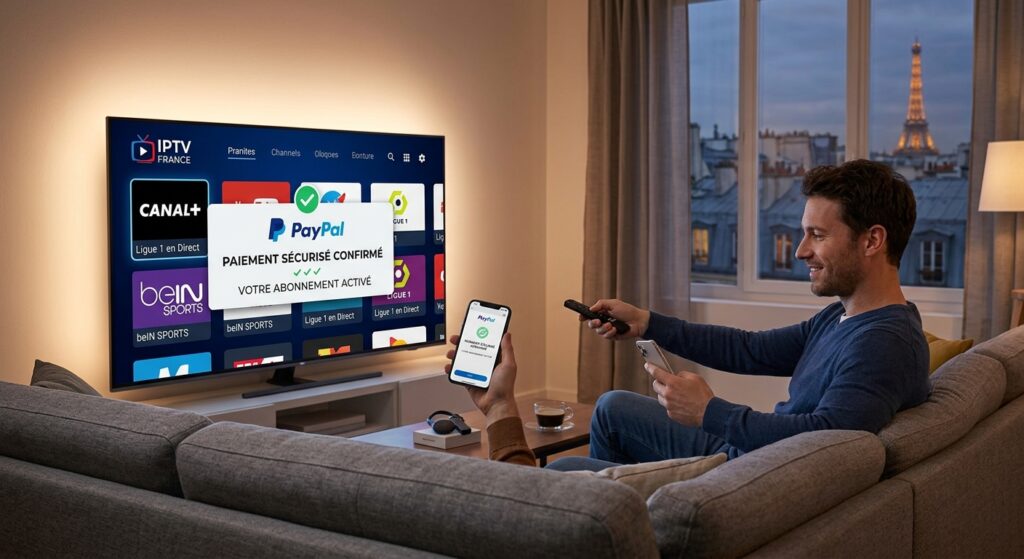 abonnement iptv paypal